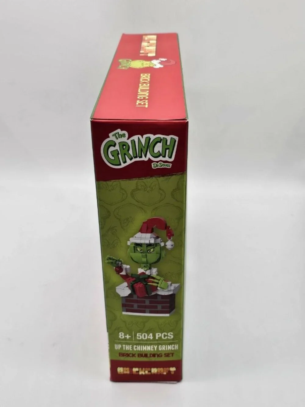 Brickcraft The Grinch Up The Chimney Grinch Christmas Brick Building Set 504 Pc